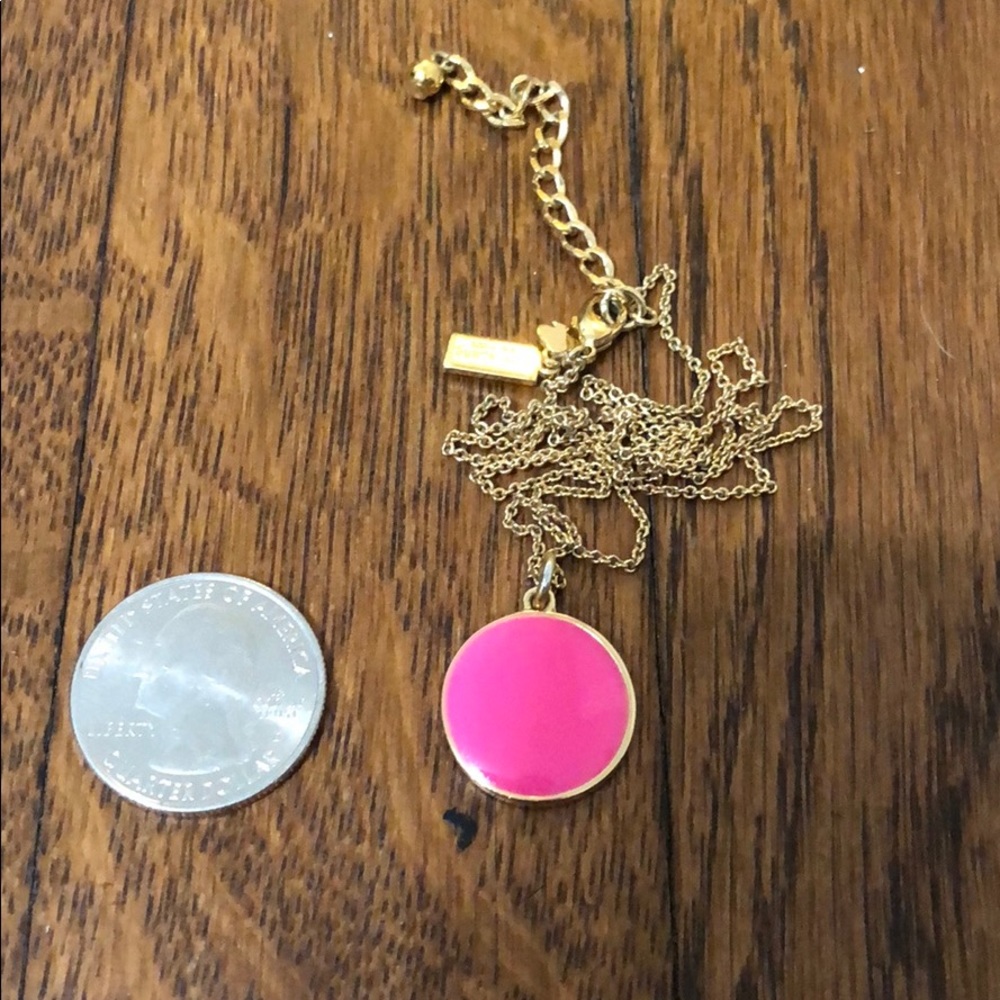 Kate spade “think pink” necklace